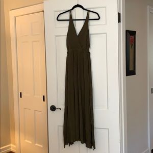 Hunter green dress